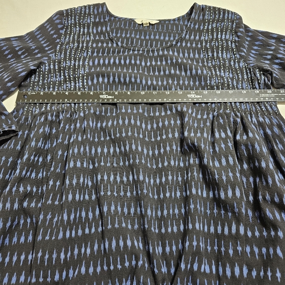 Marketplace Women Handwork India 100% Cotton Midi Dress Embroidered Boho Black M - Picture 10 of 13